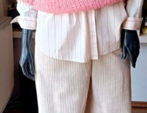 weite Hose im Lagenlook