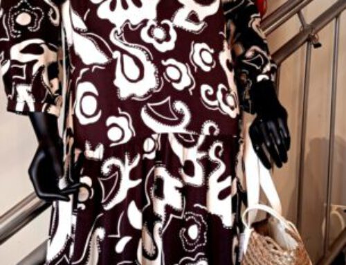Kleid schwarz/weiß